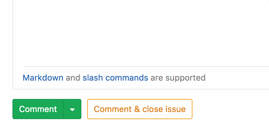 Comment type toggle