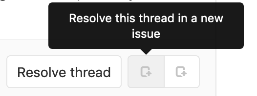 Create issue for thread