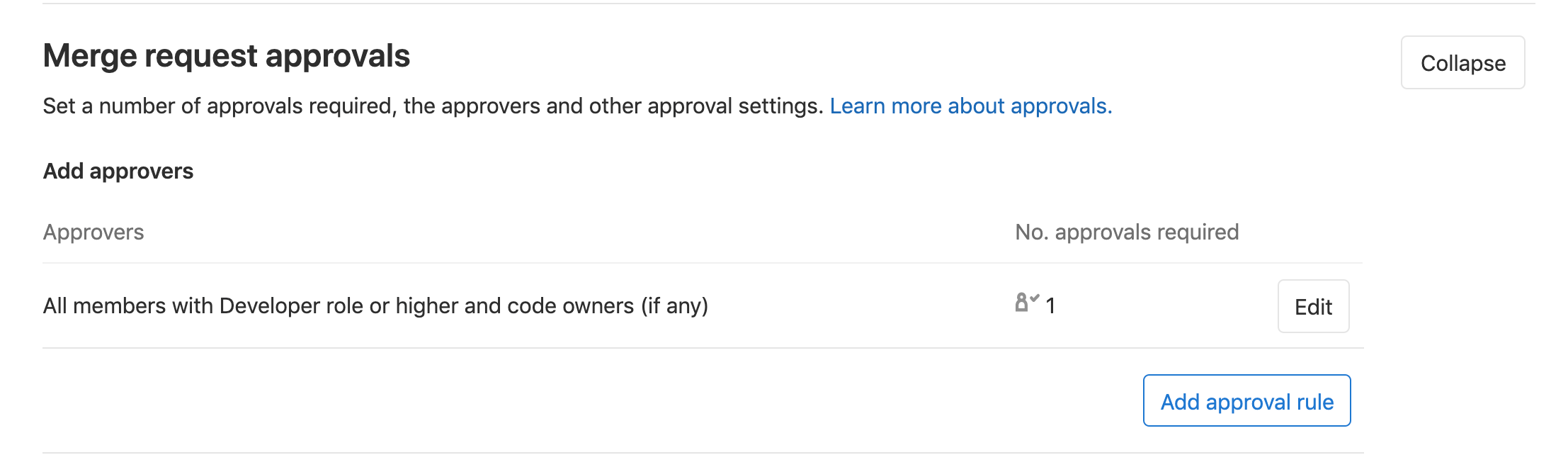 MR approvals by Code Owners